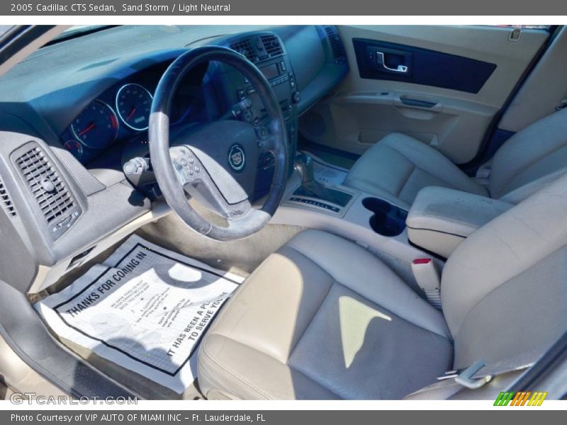 Sand Storm / Light Neutral 2005 Cadillac CTS Sedan