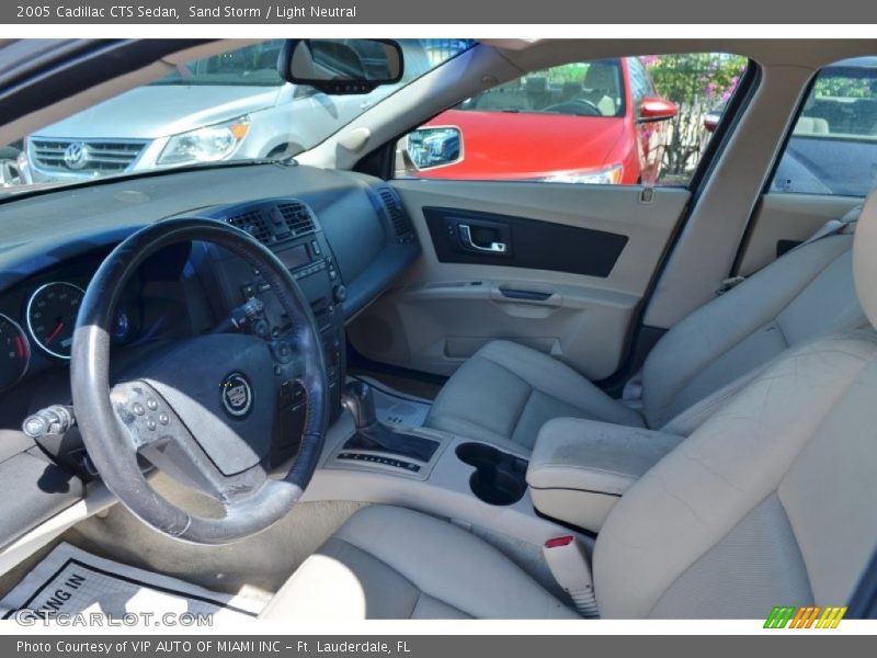 Sand Storm / Light Neutral 2005 Cadillac CTS Sedan