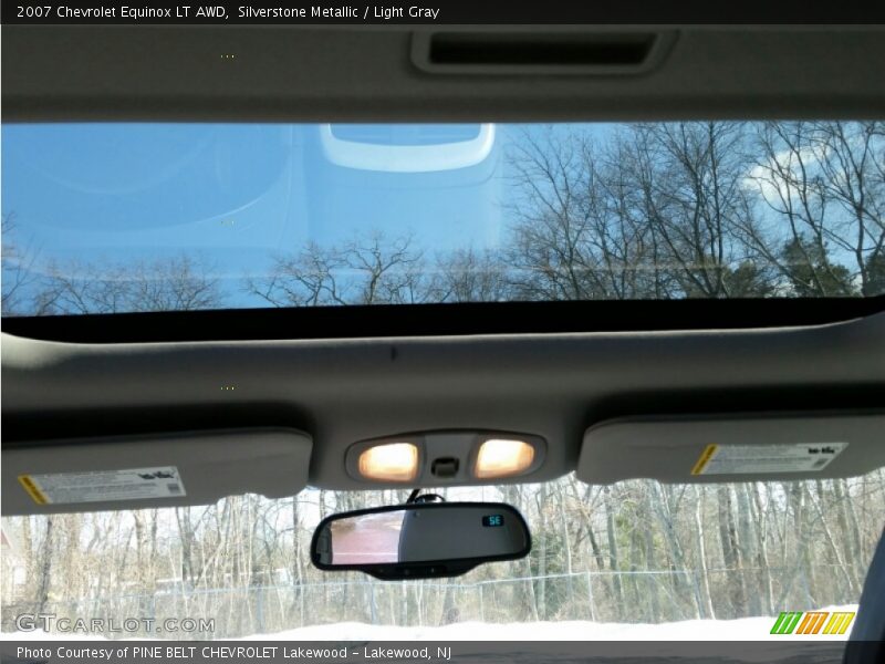 Silverstone Metallic / Light Gray 2007 Chevrolet Equinox LT AWD