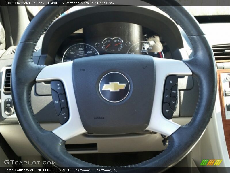 Silverstone Metallic / Light Gray 2007 Chevrolet Equinox LT AWD