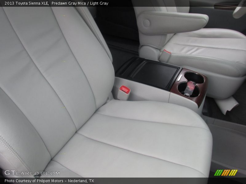 Predawn Gray Mica / Light Gray 2013 Toyota Sienna XLE