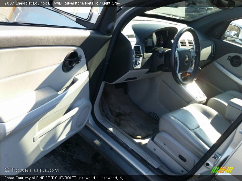 Silverstone Metallic / Light Gray 2007 Chevrolet Equinox LT AWD