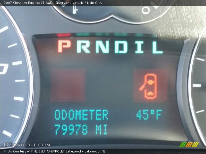 Silverstone Metallic / Light Gray 2007 Chevrolet Equinox LT AWD