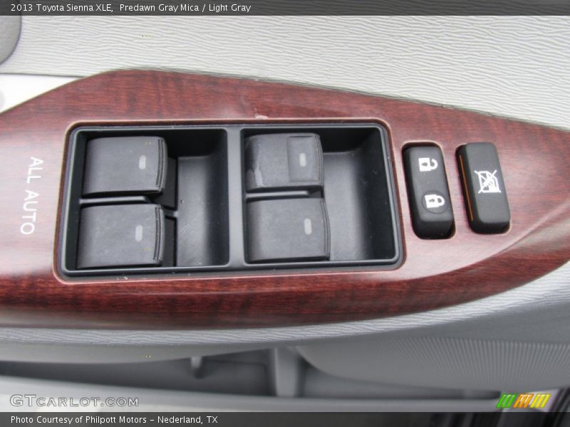 Predawn Gray Mica / Light Gray 2013 Toyota Sienna XLE