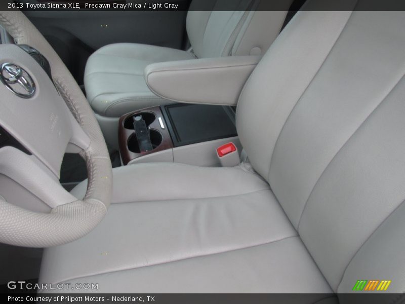 Predawn Gray Mica / Light Gray 2013 Toyota Sienna XLE