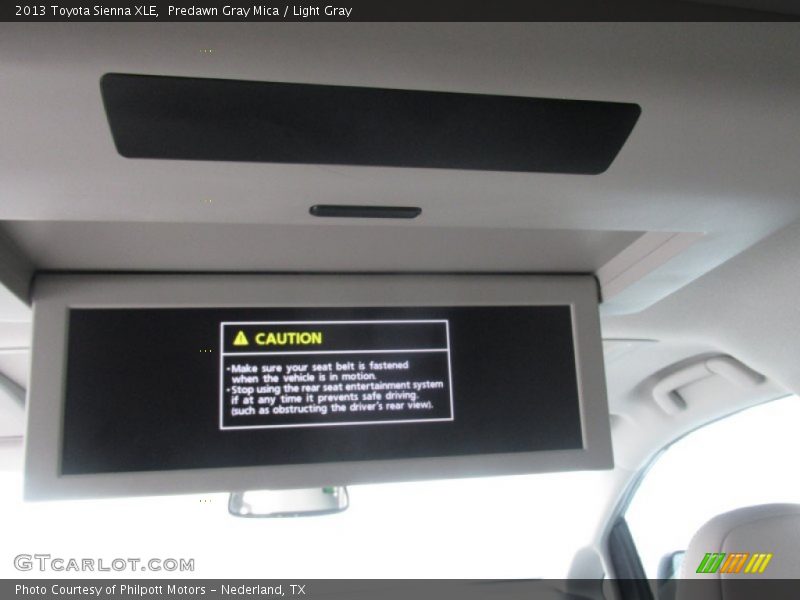Predawn Gray Mica / Light Gray 2013 Toyota Sienna XLE