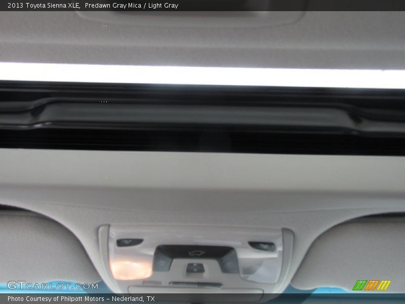 Predawn Gray Mica / Light Gray 2013 Toyota Sienna XLE