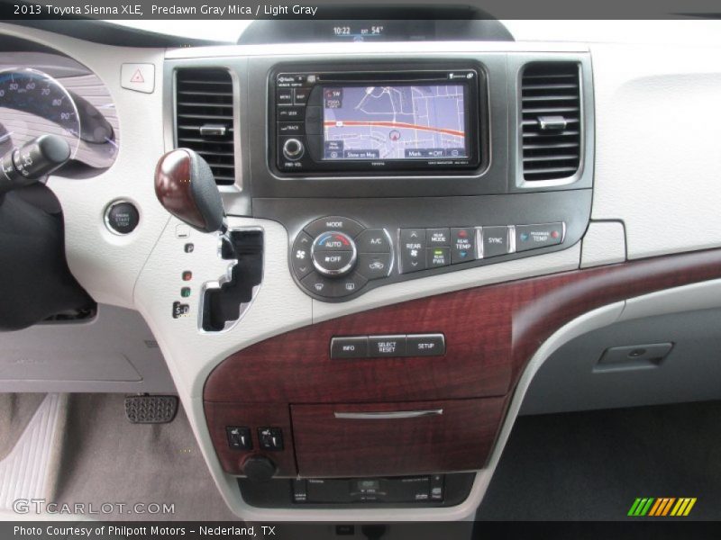Predawn Gray Mica / Light Gray 2013 Toyota Sienna XLE