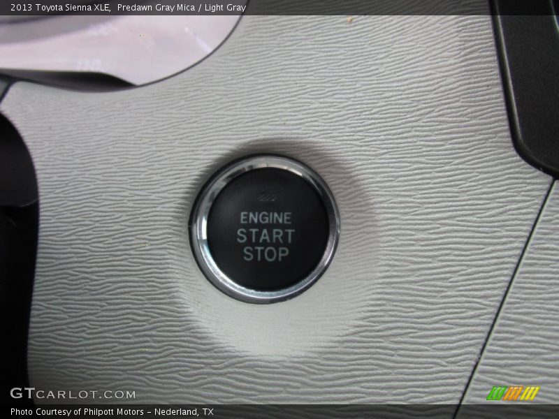 Predawn Gray Mica / Light Gray 2013 Toyota Sienna XLE