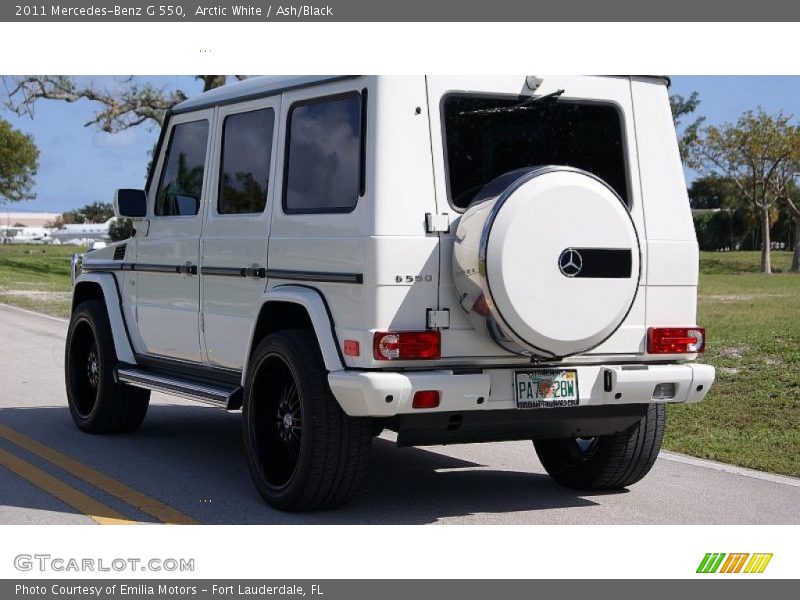 Arctic White / Ash/Black 2011 Mercedes-Benz G 550