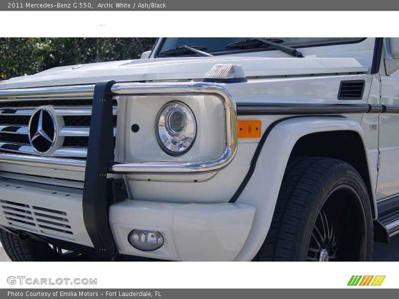 Arctic White / Ash/Black 2011 Mercedes-Benz G 550