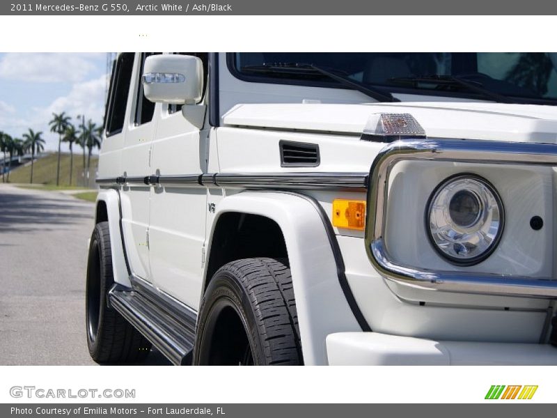 Arctic White / Ash/Black 2011 Mercedes-Benz G 550