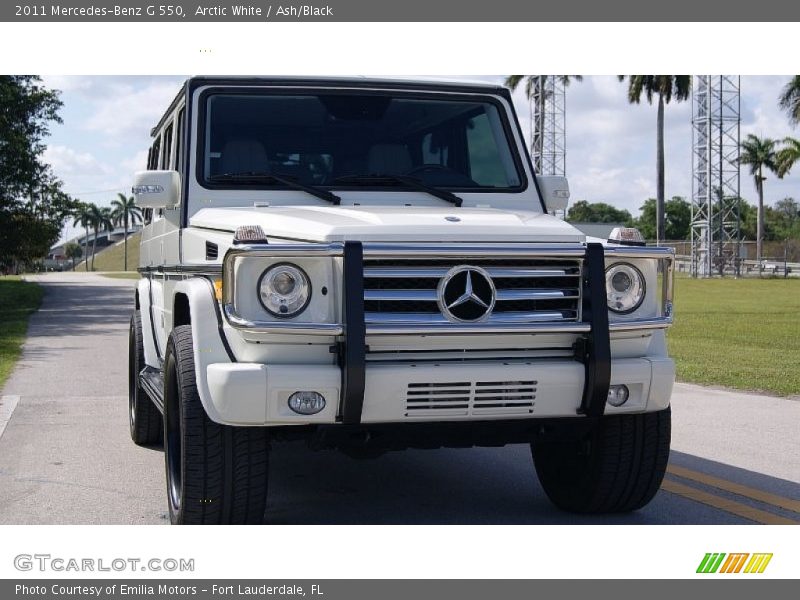 Arctic White / Ash/Black 2011 Mercedes-Benz G 550