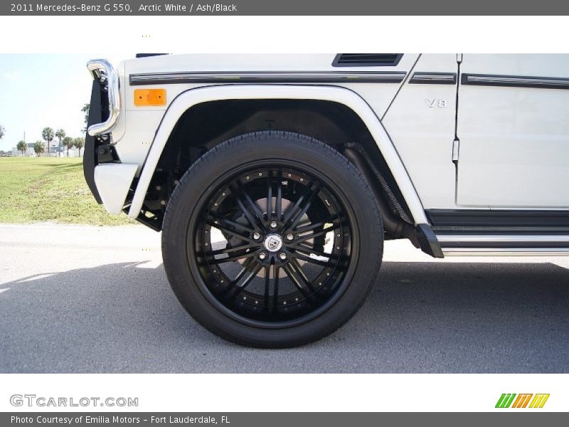 Arctic White / Ash/Black 2011 Mercedes-Benz G 550