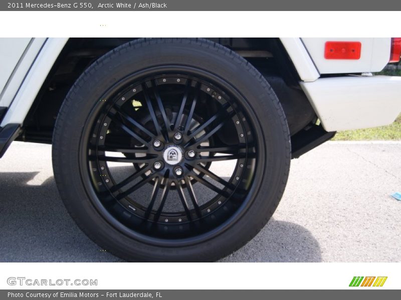 Arctic White / Ash/Black 2011 Mercedes-Benz G 550
