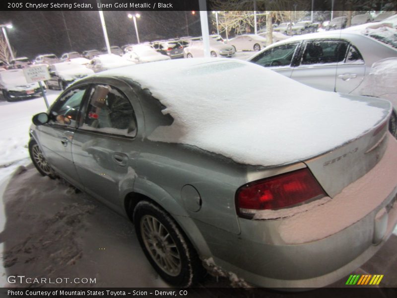 Linen Gold Metallic / Black 2005 Chrysler Sebring Sedan
