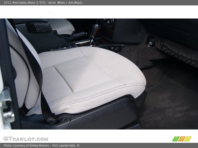 Arctic White / Ash/Black 2011 Mercedes-Benz G 550