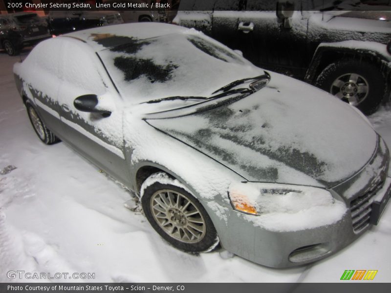 Linen Gold Metallic / Black 2005 Chrysler Sebring Sedan