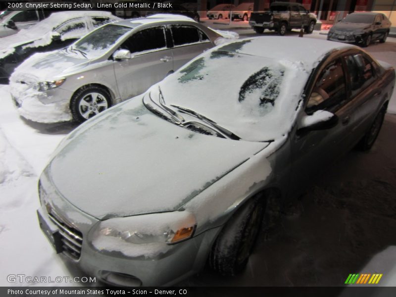 Linen Gold Metallic / Black 2005 Chrysler Sebring Sedan