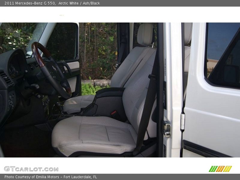 Arctic White / Ash/Black 2011 Mercedes-Benz G 550
