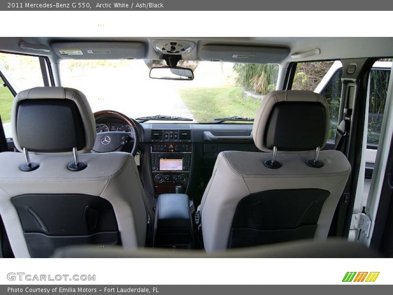 Arctic White / Ash/Black 2011 Mercedes-Benz G 550