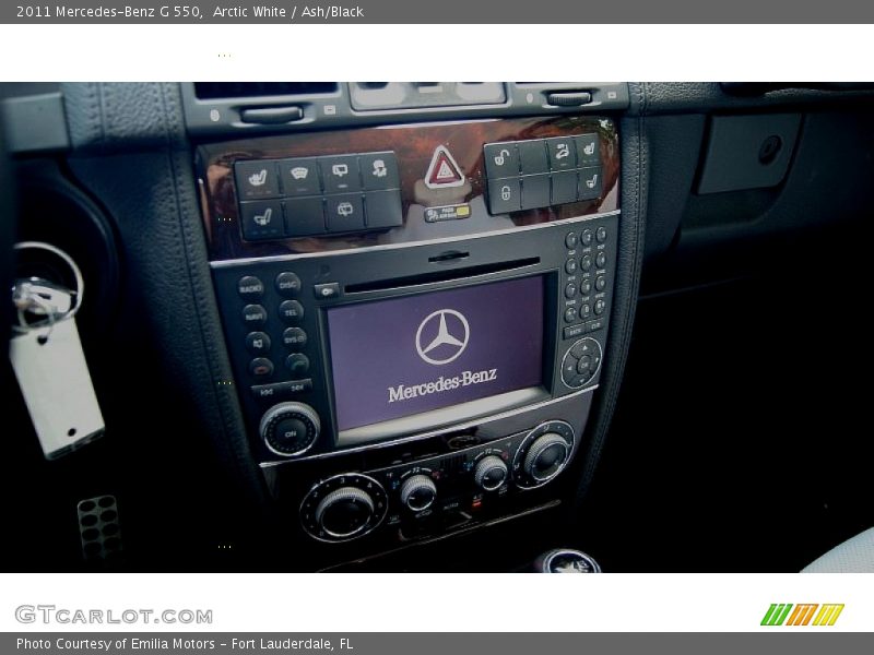 Arctic White / Ash/Black 2011 Mercedes-Benz G 550