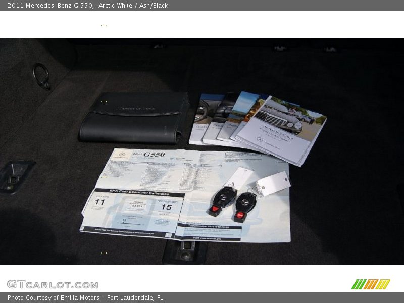 Arctic White / Ash/Black 2011 Mercedes-Benz G 550