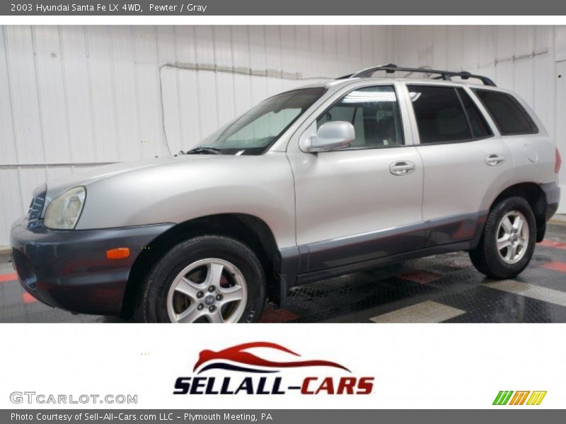 Pewter / Gray 2003 Hyundai Santa Fe LX 4WD