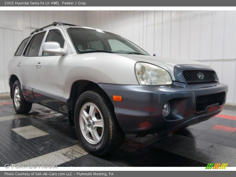 Pewter / Gray 2003 Hyundai Santa Fe LX 4WD