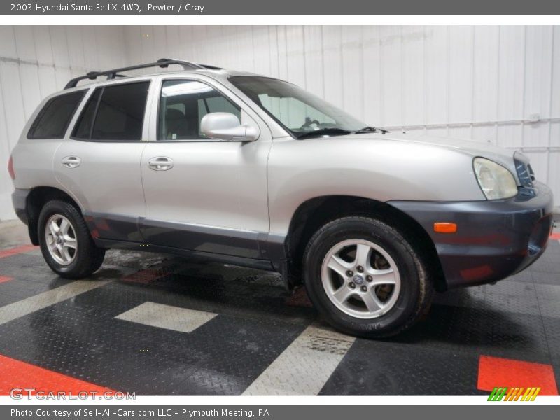 Pewter / Gray 2003 Hyundai Santa Fe LX 4WD