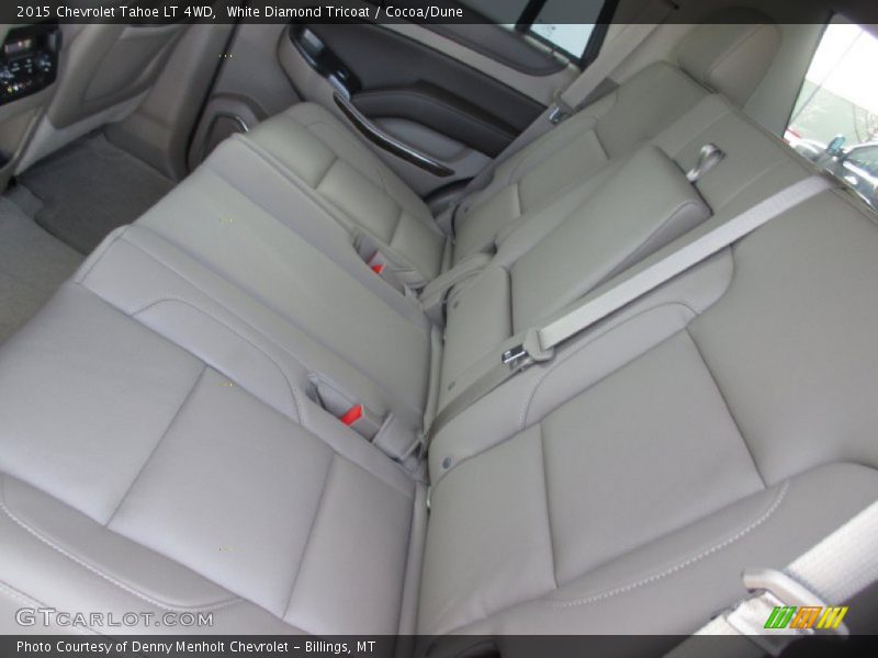 White Diamond Tricoat / Cocoa/Dune 2015 Chevrolet Tahoe LT 4WD