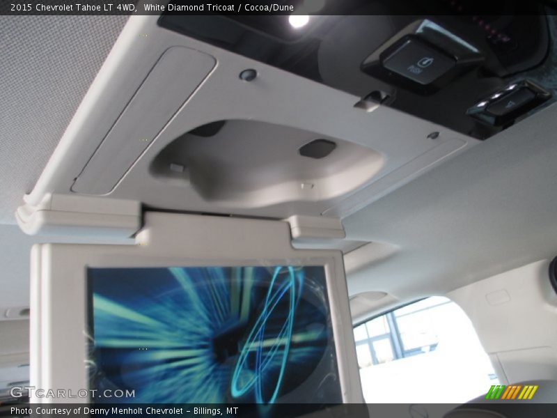 White Diamond Tricoat / Cocoa/Dune 2015 Chevrolet Tahoe LT 4WD