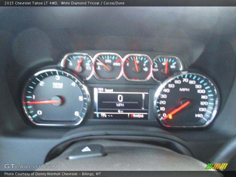 White Diamond Tricoat / Cocoa/Dune 2015 Chevrolet Tahoe LT 4WD