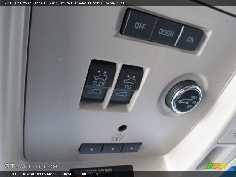 White Diamond Tricoat / Cocoa/Dune 2015 Chevrolet Tahoe LT 4WD