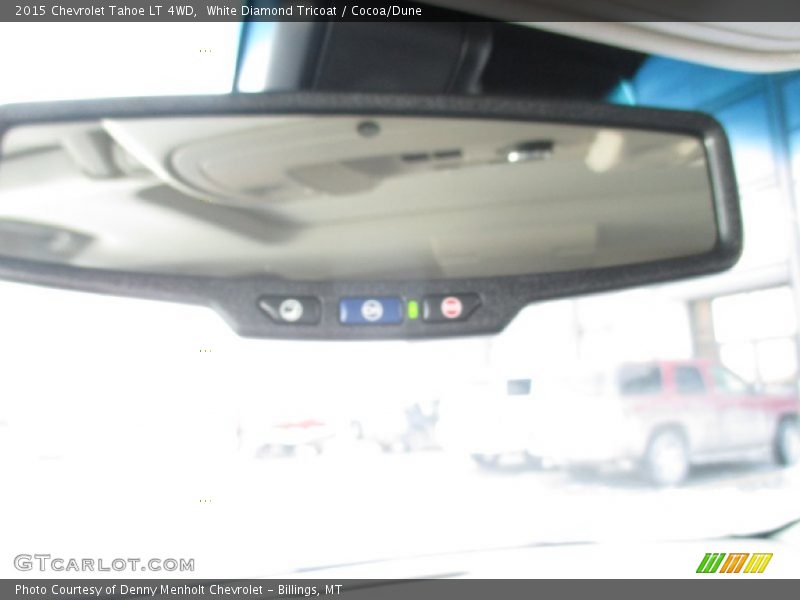White Diamond Tricoat / Cocoa/Dune 2015 Chevrolet Tahoe LT 4WD