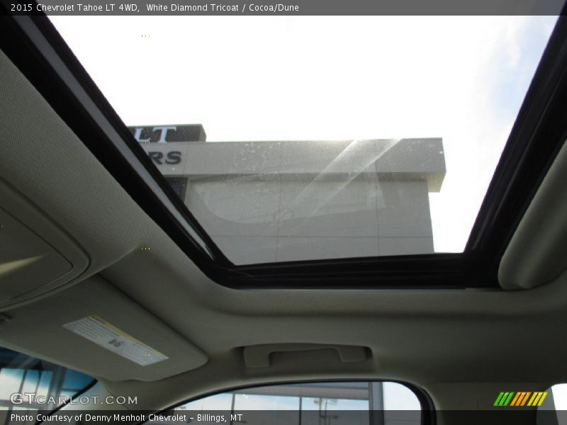 White Diamond Tricoat / Cocoa/Dune 2015 Chevrolet Tahoe LT 4WD
