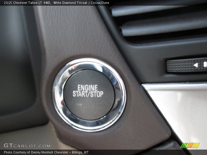 White Diamond Tricoat / Cocoa/Dune 2015 Chevrolet Tahoe LT 4WD
