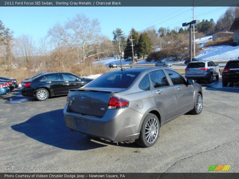 Sterling Gray Metallic / Charcoal Black 2011 Ford Focus SES Sedan