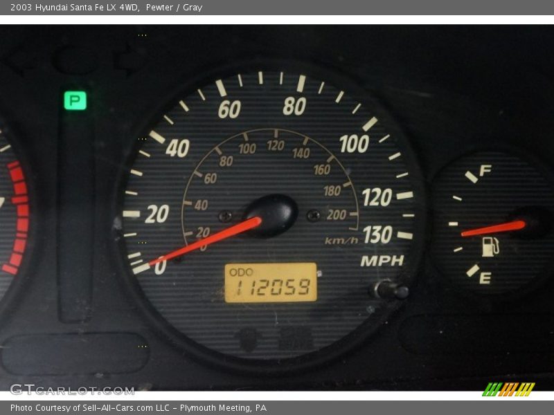 Pewter / Gray 2003 Hyundai Santa Fe LX 4WD