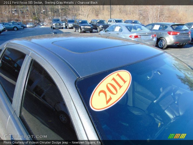 Sterling Gray Metallic / Charcoal Black 2011 Ford Focus SES Sedan