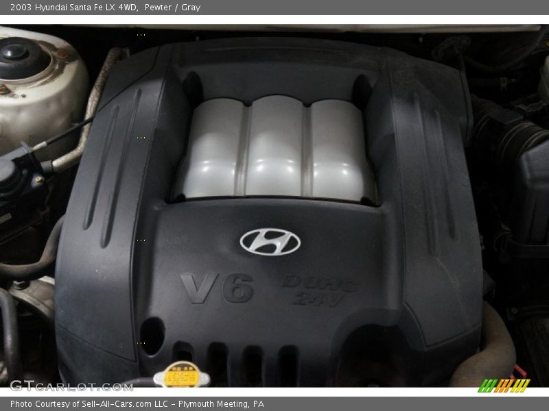 Pewter / Gray 2003 Hyundai Santa Fe LX 4WD