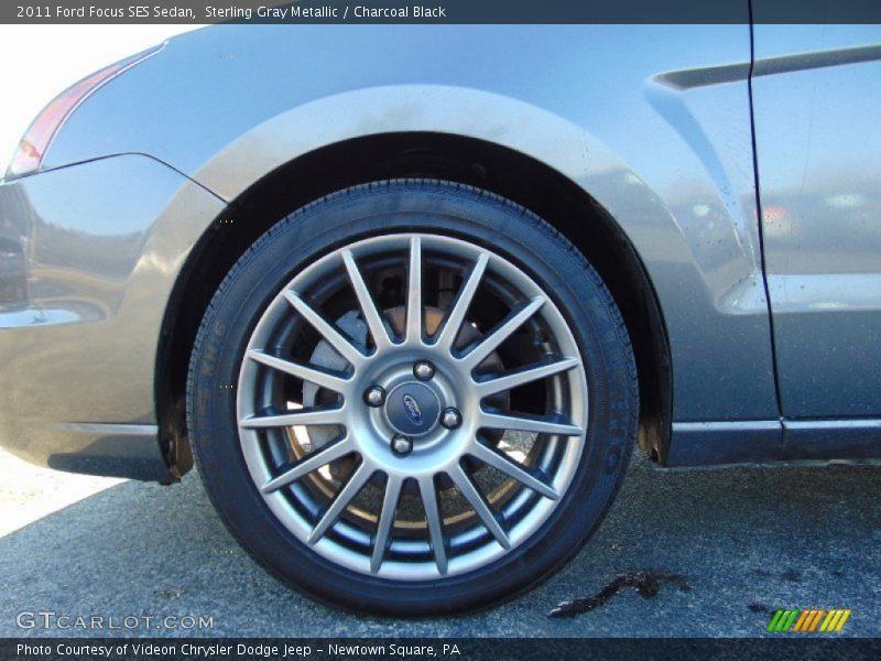 Sterling Gray Metallic / Charcoal Black 2011 Ford Focus SES Sedan