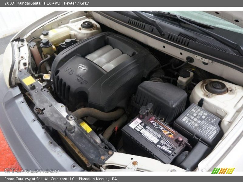 Pewter / Gray 2003 Hyundai Santa Fe LX 4WD