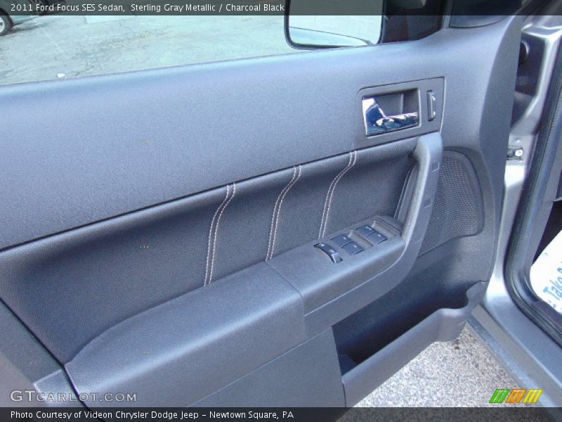 Sterling Gray Metallic / Charcoal Black 2011 Ford Focus SES Sedan