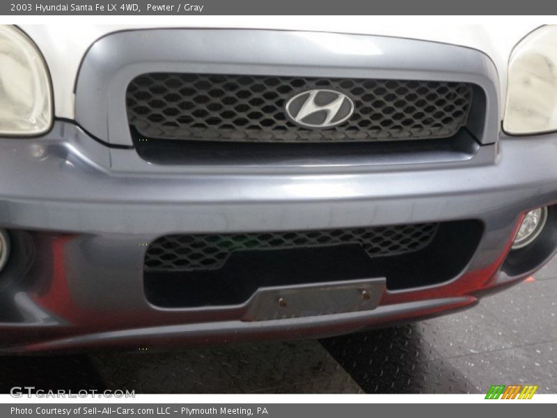 Pewter / Gray 2003 Hyundai Santa Fe LX 4WD