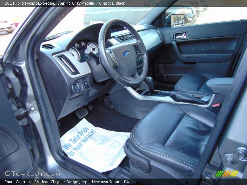 Sterling Gray Metallic / Charcoal Black 2011 Ford Focus SES Sedan