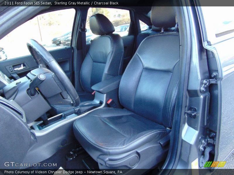 Sterling Gray Metallic / Charcoal Black 2011 Ford Focus SES Sedan