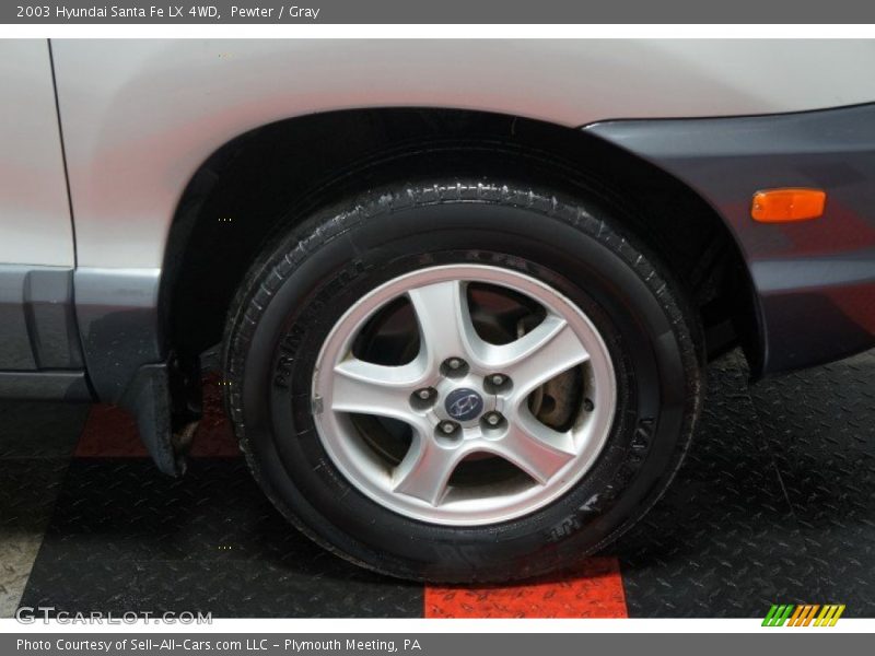Pewter / Gray 2003 Hyundai Santa Fe LX 4WD