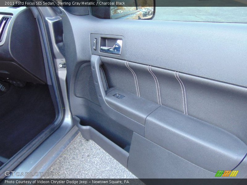 Sterling Gray Metallic / Charcoal Black 2011 Ford Focus SES Sedan