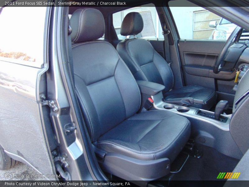 Sterling Gray Metallic / Charcoal Black 2011 Ford Focus SES Sedan